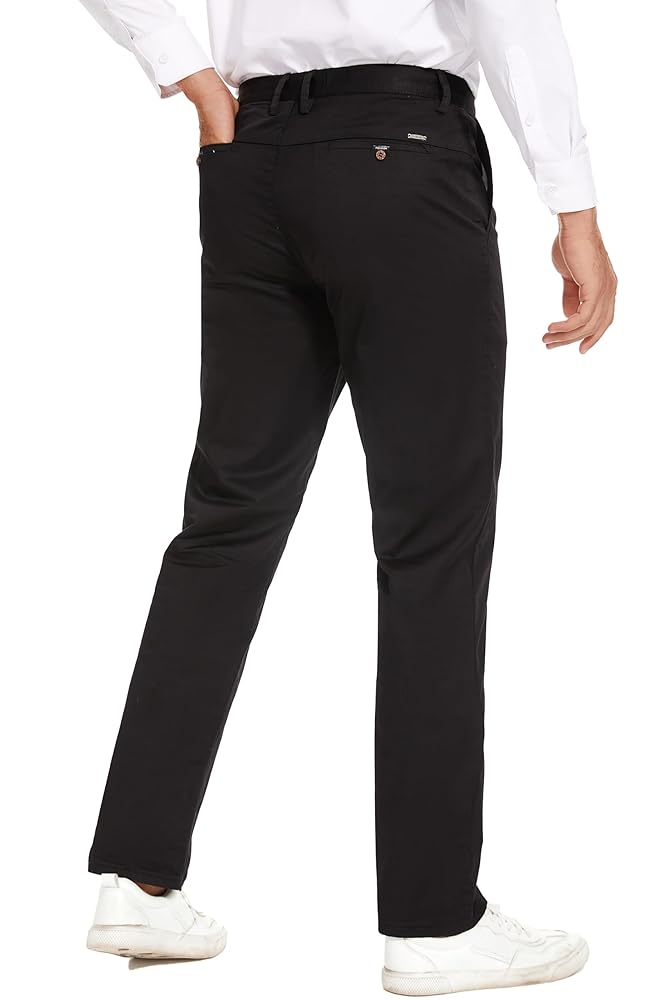 MZNBURAM Men's Slim-Fit Stretch Cotton Fashion Tapered